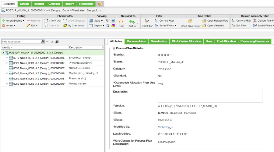 AVENG – Windchill MPMLink – Special: Respecting Customer’s Settings