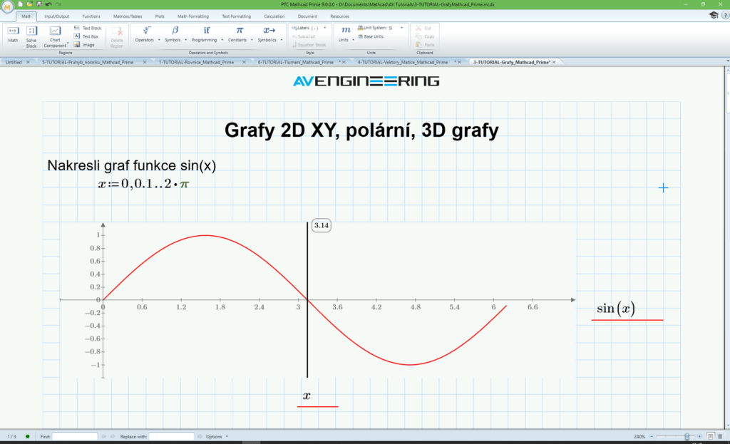 Mathcad základní školení - AV ENGINEERING