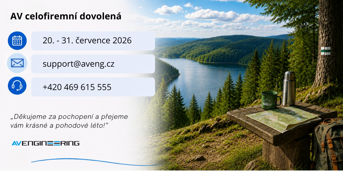 AV celofiremni dovolena 2026